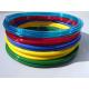 Red / Yellow Wear Resistant Silicone Tube Extrusion , Polyurethane Hose