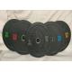 Colorful Full Rubber 20kg Barbell Plates Large Hole For Gym Fitness Training
