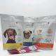 CMYK Print Resealable Paper Pouches Tear Notch Dog Treat Packaging