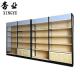 New Style Factory Wholesale Wood Grain Shelves Supermarket Rack Cold Rolled Steel