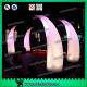 3M Romantic Wedding Event Entrance Inflatable White Lighting Inflatable Tusks