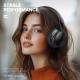 Comfort Wireless Bluetooth Headphones Sweatproof Over Ear Headphones Noise Cancelling