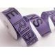 Embossed Printed Ribbon Labels , Personalised Gift Ribbon With Words Custom