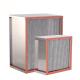 H13 Stainless Steel Or Galvanized Frame High Temp Air Filters For Temperature Up To 250ºC