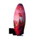 Attractive Tension Fabric Trade Show Displays Stylish Surf Board Shape