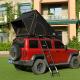 65kg Triangle Hard Shell Roof Tent For SUV Roof Camping Quick Automatic Opening