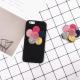 Soft TPU Fiber Colorful Wool Flowers Small Bow-knot Girls Favorite Back Cover Cell Phone Case For iPhone 7 6s Plus