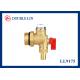 1'' Brass End Unit For Manifolds Working Medium Water