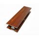OEM / ODM Wood Grain Square Aluminum Profile For Kitchen Cabinets ISO 9001 Approved
