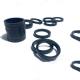 Customized Nitrile Rubber Ring Oil Resistant NBR Sealing Ring Black Silicone Flat Gasket Rectangular