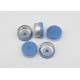 13mm Light Blue Smooth Flange Injection Pharmaceutical Flip Off Cap