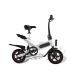 High Carbon Steel Frame Folding Electric Bicycle 12'' Pneumatic Tire Speed 25KM/H