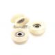 White Cable Guide Pulley / Ceramic Guide Rollers For Textile Machines