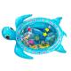 PVC Blue Turtle Water Cushion Water Pad Play Mat Baby Toddler Toy Summer Fun Game Mat