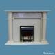 Indoor Natural Marble Fireplace Hearth High Wear And Impact Resistant