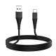 3A USB Type A To USB C Port Cable , 6FT Moto Z Usb C Phone Charger Cable