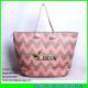 LUDA 2015 summer clutch beach swimming bag chevron paper straw bag for women