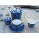HS 6911101900 Bone China Decal Fine Porcelain Coffee Set