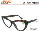 Retro cat-eye shapes reading glasses ,printed the pattern on the frame,suitable for women