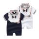 High Quality Infant Baby Organic Bodysuit With Bow Summer Thin Romper OEM
