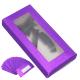 Competitive Makeup Cosmetic Eyelash Paper Box With Display Window for Facial Cleanser