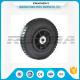 Plastic Rim Pneumatic Rubber Wheels SGS , 8 Inch Pneumatic Wheels For Trolleys