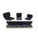 Leather Jewelry Box For Single Finger Ring With LED Light Display Case