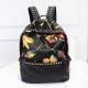 PU Backpacks for college student custom flower wholesale tas ransel wanita sac à dos femme