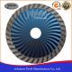 Customized Color Diamond Stone Cutting Blades For Wave Turbo Saw Blade