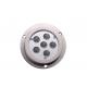 Round 6-LED IP68 Boat Transom Mount Light LED Stainless Steel Marine Underwater Lights For Boat Transom Fishing