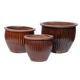 Brown Hand Work 64cmx50cm Rustic Outdoor Plant Pots