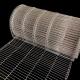 Stainless Steel Metal Flat Flex Wire Mesh Conveyor Belt For Eggs Chocolate Coated