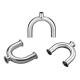 Equal Straight Reducing Stainless Steel Tri Clamp Pipe Y Shape Tee Pipe Fittings