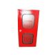 Wall Mounted Fire Hose Cabinets OEM Silver Color For Industrial Use