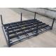 Extended Returnable Steel Shipping Racks Stacking Pallet With Anti Slip Adhesive Strip