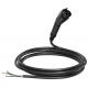 48A Current 11kw Type1 J1772 Portable EV Charging Cable Level 2 J1772 Car Charger Cable