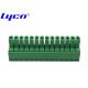 3.50mm Pluggable PCB Terminal Block Female Right Angle Type Opposite Without Ear