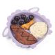 Purple Sheep Silicone Section Plate Silicone Childrens Plates For Toddlers