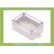 100*68*40mm IP65 electrical clear wall mount electronic design case