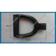 polypropylene handle D grip, D shape handle shaft, black color, OEM tool handle