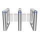 High Security Pedestrian Access Control Automatic Swing Gate Turnstile 304 Stainless Steel
