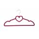 Lovely Heart Shaped ABS Nylon Kids Non Slip Hangers