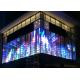 Full Color Transparent Indoor LED Video Wall High Brightness 1920hz For Advertising