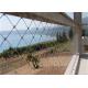 Hand Woven Stainless Steel Wire Rope Fence Mesh / Bird Netting Wire Mesh