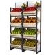 600CM 140CM 50kgs Vegetable And Fruit Display Stand Vegetable Rack For Shop