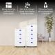 48V/51.2V White Stackable Home Battery with CE Certification for Residential