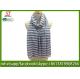 China factory supply stripe lightweight yarn dyed fabric spring summer scarf 80*190cm100% Polyester keep fashion chiffon