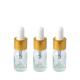 Clear Glass Essential Oil Bottle With Aluminum Dropper Whole Set