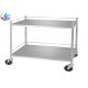 RK Bakeware China Foodservice NSF 3 Tier Stainless Steel Serving Cart Stainless Steel Material Distribution Cart