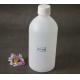 500ml Pharmaceutical Transparent Plastic Bottle Large Mouth PE Material